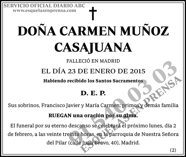 Carmen Muñoz Casajuana